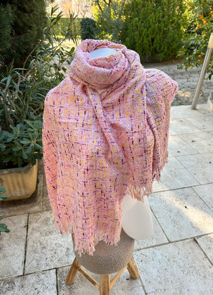 Écharpe Tweed Cashmere Rose qualité Premium 20%Laine, marke: Cashmere, zustand: Sehr gut, 16,50 €, 18,03 € beinhaltet Vinted-Käuferschutz Pro