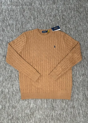 Polo Ralph Lauren Camel Cable Knit Sweater - Size M, brand: Ralph Lauren, condition: New with tags, size: M, €65.00, €68.95 includes Buyer Protection