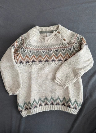 Jacquardpullover, marque: H&M, état: Très bon état, taille: 12-18 mois / 80 cm, 5,00 €, 5,95 € Protection acheteurs incluse