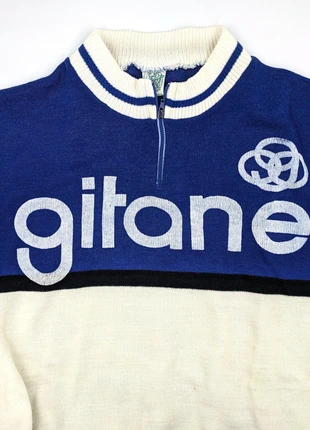 Cycles Gitane Maillot Vintage 70's Laine Tricodor Retro Wool Bike Jersey Vélo Ancien, brand: tricodor, condition: Very good, size: L, €65.00, €68.95 includes Buyer Protection