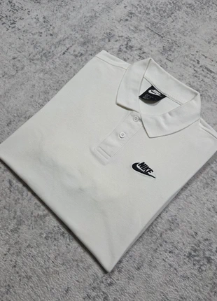 👕 Polo Nike Blanc Logo Brodé Vintage L, marca: Nike, estado: Muito bom, tamanho: L, €34.95, €37.40 inclui Proteção do Comprador Pro