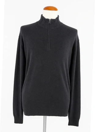 Pull col camionneur Calvin Klein XXL gris foncé, brand: Calvin Klein, condition: Very good, size: XXL, €18.00, €19.60 includes Buyer Protection