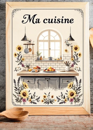 Cadre Déco Art Vintage Ma cuisine - Pantry - Garde manger - Cellier - Rétro, marca: Art Vintage, estado: Nuevo sin etiquetas, 14,00 €, 15,40 € Protección al comprador Pro incluida