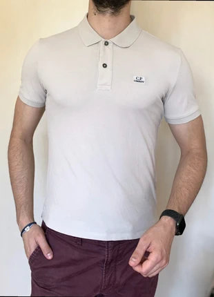Polo C.P. Company beige taille S logo brodé qr code authenticité été très bon état, brand: C.P. Company, condition: Very good, size: S, €36.90, €39.45 includes Buyer Protection