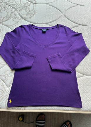 Sweat Col V Ralph Lauren, marque: Ralph Lauren Sport, état: Très bon état, taille: XL / 42 / 14, 25,00 €, 26,95 € Protection acheteurs incluse