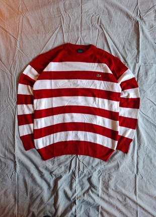 Maglione Lacoste di Lana vintage dressing rosso & bianco, marke: Vintage Dressing, zustand: Neu, größe: L, 21,50 €, 23,28 € inklusive Vinted-Käuferschutz