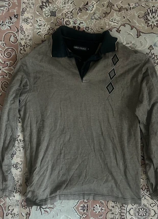 oversized langarmshirt mit kragen, marke: Carlo Colucci, zustand: Sehr gut, größe: L, 5,00 €, 5,95 € inklusive Vinted-Käuferschutz