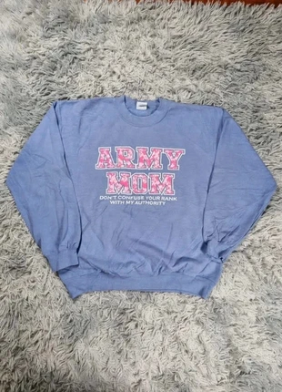 Sweat crewneck violet/lila imprimé army mom printed graphic usa, marke: Vintage Dressing, zustand: Gut, größe: M / 38 / 10, 9,00 €, 10,15 € beinhaltet Vinted-Käuferschutz Pro