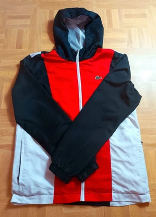 Veste full Zip Coupe vent Lacoste Rouge et noir - Taille S, brand: Lacoste, condition: Good, size: S, €30.00, €32.20 includes Buyer Protection