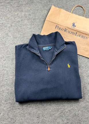 Pull 1/4 halfzip Ralph Lauren marine, brand: Ralph Lauren, condition: Very good, size: XXL, €54.95, €58.40 includes Buyer Protection