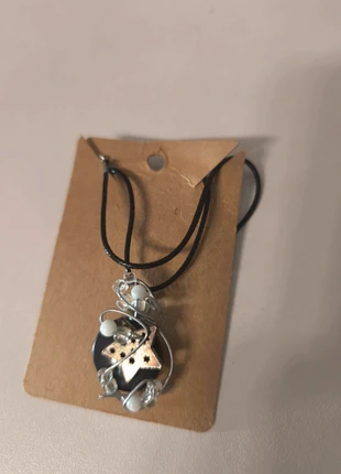 Collier création unique fait main destockage noir avec étoile rock mode, brand: Fait Main, condition: New without tags, €1.50, €2.28 includes Buyer Protection