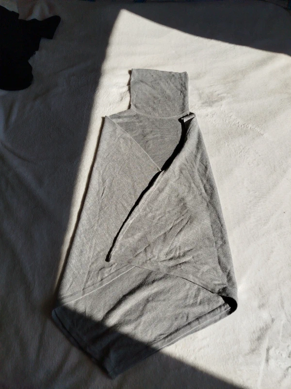Poncho gris Tex taille unique - photo numéro 2