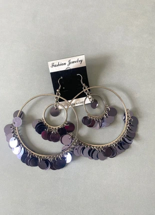 Créoles pampilles argentées neuves, brand: Fashion Jewelry, condition: New with tags, €3.00, €3.85 includes Buyer Protection