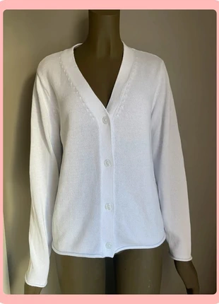 Gilet femme Tezenis blanc taille M neuf avec étiquette coton viscose, marque: Tezenis, état: Neuf avec étiquette, taille: M / 38 / 10, 17,00 €, 18,55 € Protection acheteurs incluse