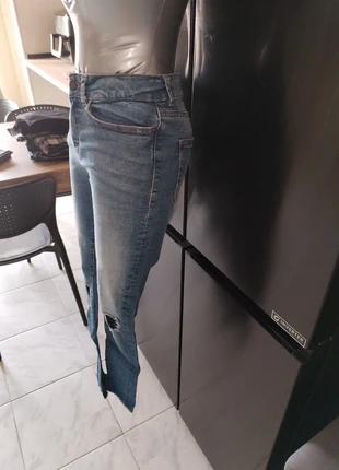 Jeans donna, Noisy May, taglia XS, elasticizzato, denim, strappato, cotone, nuovo, blu, merk: Noisy May, staat: Nieuw zonder prijskaartje, maat: XS / 34 / 6, € 4,00, € 4,90 inclusief Kopersbescherming
