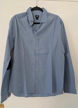 Chemise en coton avec coudière h&m, brand: H&M, condizioni: Ottime, taglia: L, €12.00, €13.30 include la Protezione acquisti