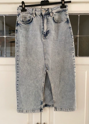 Spijkerrok cotton club, merk: Cotton Club, staat: Heel goed, maat: S / 36 / 8, € 10,00, € 11,20 inclusief Kopersbescherming