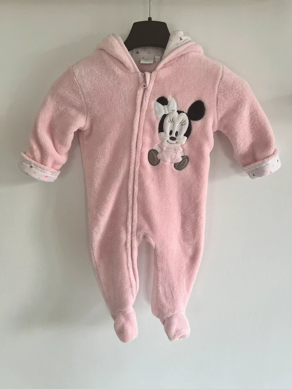 Surpyjama Disney Minnie rose et blanc 12 mois