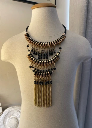 Collier fantaisie 3 rangs, condition: Very good, €12.00, €13.30 includes Buyer Protection