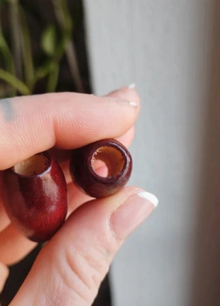 Lot de 2 perles en bois, marque: De, état: Neuf sans étiquette, 3,00 €, 3,85 € Protection acheteurs incluse