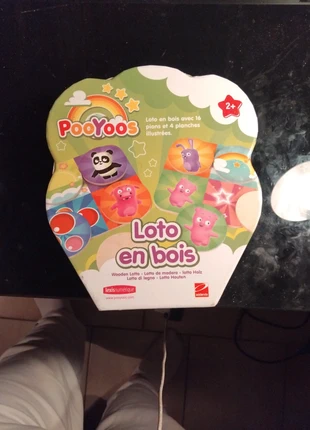 Loto en bois, merk: PooYoos, staat: Veelgebruikt, maat: 24-36 maanden / 92 cm, € 1,00, € 1,75 inclusief Kopersbescherming