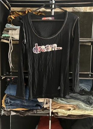 T-shirt manches longues noir signé desigual taille M, marque: Desigual, état: Très bon état, taille: M / 38 / 10, 6,00 €, 7,00 € Protection acheteurs incluse