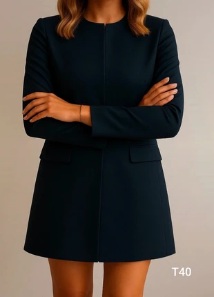 Veste femme bleu marine – élégante et chic, idéale bureau ou sortie – T40, marque: Camaïeu, état: Neuf avec étiquette, taille: L / 40 / 12, 25,00 €, 26,95 € Protection acheteurs incluse