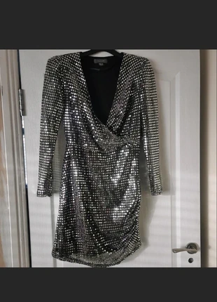 Silver sequence dress, brand: Primark, condition: New without tags, size: M / 38 / 10, €7.00, €8.05 includes Buyer Protection