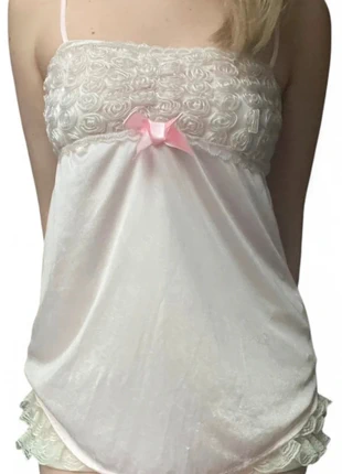 Camisole coquette rose, brand: COQUETTE, condition: Very good, size: M / 38 / 10, €20.00, €21.70 includes Buyer Protection