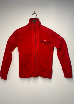 Gilet sport rouge léger vintage, marke: Ainsi Soi Toi, zustand: Sehr gut, größe: S / 36 / 8, 6,00 €, 7,00 € inklusive Vinted-Käuferschutz
