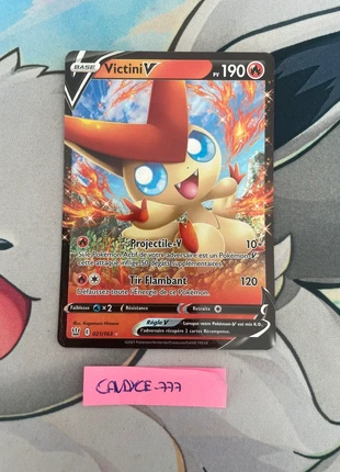 Victini V 021/163 Série EB05 Styles de Combat, marke: Pokémon, zustand: Neu, 3,00 €, 3,85 € inklusive Vinted-Käuferschutz