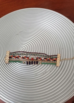 Pulseira vintage multicor, merk: Local, staat: Heel goed, € 2,50, € 3,33 inclusief Kopersbescherming