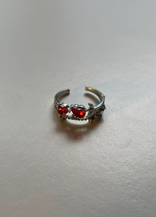 Bague CHROME rouge couronne – ajustable, acier inoxydable, marke: CHROME, zustand: Sehr gut, größe: Größenverstellbar, 5,90 €, 6,90 € inklusive Vinted-Käuferschutz