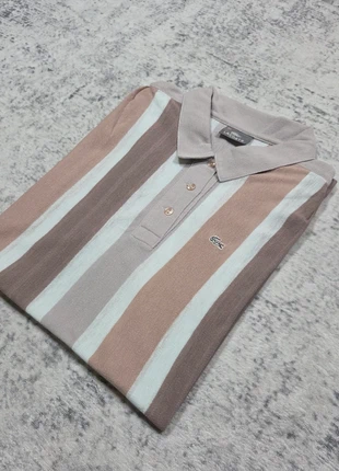 🐊 Polo Lacoste Femme Rayé Marron/Beige Vintage Taille 38 (M) Lin & Coton, marque: Lacoste, état: Très bon état, taille: M / 38 / 10, 44,99 €, 47,94 € Protection acheteurs (Pro) incluse