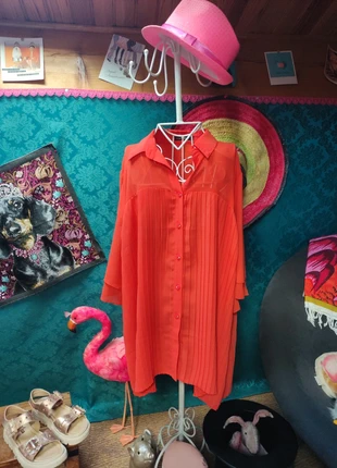 Chemisette plissée, brand: Purplerose, condition: New without tags, size: L / 40 / 12, €45.00, €47.95 includes Buyer Protection