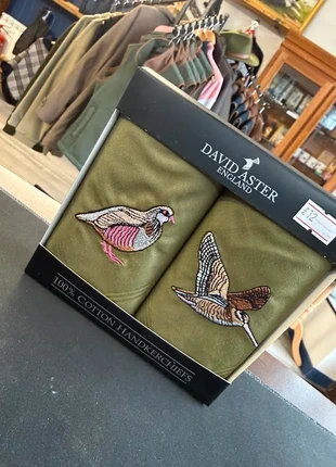 David Aster Handkerchief set Partridge/Woodcock, brand: david aster, condition: New with tags, £12.99, £14.34 includes Buyer Protection
