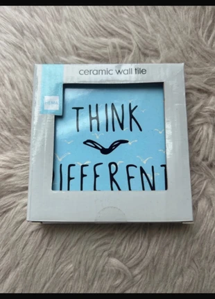 Hema tegeltje Think Different, marca: Hema, estado: Nuevo con etiquetas, 1,55 €, 2,33 € Protección al comprador incluida