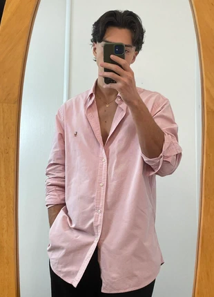 Chemise unie rose Ralph Lauren Classic fit manches longues | Taille XL, marke: Ralph Lauren, zustand: Sehr gut, größe: XL, 40,00 €, 42,70 € beinhaltet Vinted-Käuferschutz Pro