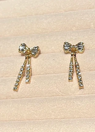 Stylish Sparkling Bow Earrings, brand: Stylish, condition: New with tags, £6.95, £8.00 includes Buyer Protection