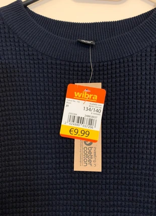 Blauwe jongens trui van Wibra, brand: Wibra, condizioni: Nuovo con cartellino, taglia: 9 anni / 134 cm, €4.95, €5.90 include la Protezione acquisti