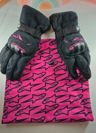 Gants moto femme et cache-cou xs alpinestars Furygan, brand: Alpinestars, condition: Good, size: XS, €8.00, €9.10 includes Buyer Protection Pro