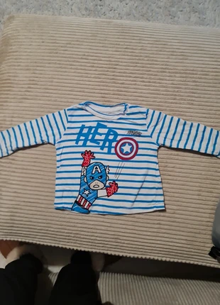 T shirt marvel, brand: Marvel, condizioni: Ottime, taglia: 9-12 mesi / 74 cm, €2.00, €2.80 include la Protezione acquisti