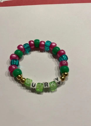 Kandi bracelet (q u I r k y), condition: New without tags, £1.00, £1.38 includes Buyer Protection