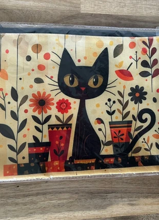 Cat and Floral Print Toiletry Bag – Double-Sided Zip Pouch for Cat Lovers, brand: List without brand, condition: New with tags, £5.00, £5.95 includes Buyer Protection Pro