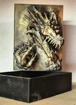 Book case storage box Dragon, marque: 3df, état: Neuf sans étiquette, 14,95 €, 16,40 € Protection acheteurs (Pro) incluse