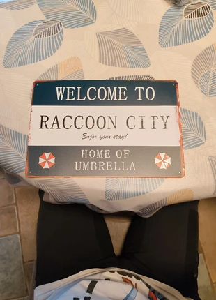 Targa Raccoon City resident evil, staat: Nieuw met prijskaartje, € 10,00, € 11,20 inclusief Kopersbescherming