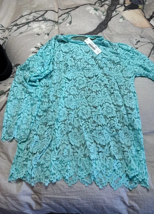 Lace top mooi kant, staat: Nieuw met prijskaartje, maat: XXL / 44 / 16, € 5,00, € 5,95 inclusief Kopersbescherming