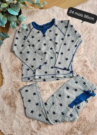 Pyjama coton étoiles 24 mois 86cm Petit Bateau, marque: Petit Bateau, état: Très bon état, taille: 18-24 mois / 86 cm, 12,50 €, 13,83 € Protection acheteurs (Pro) incluse