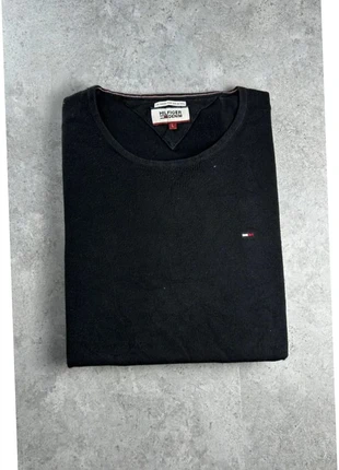 Pull fin saison tommy hilfiger femme crewneck col rond | Noir/Black | Taille L, merk: Tommy Hilfiger, staat: Heel goed, maat: L / 40 / 12, € 14,30, € 15,72 inclusief Kopersbescherming Pro