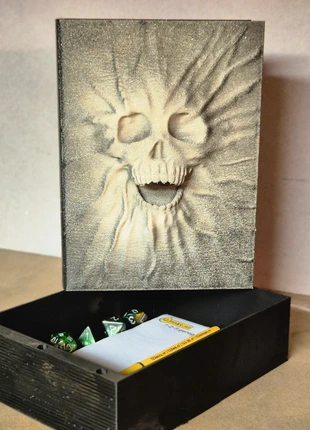 Book case storage box skull, marque: 3df, état: Neuf sans étiquette, 14,95 €, 16,40 € Protection acheteurs (Pro) incluse
